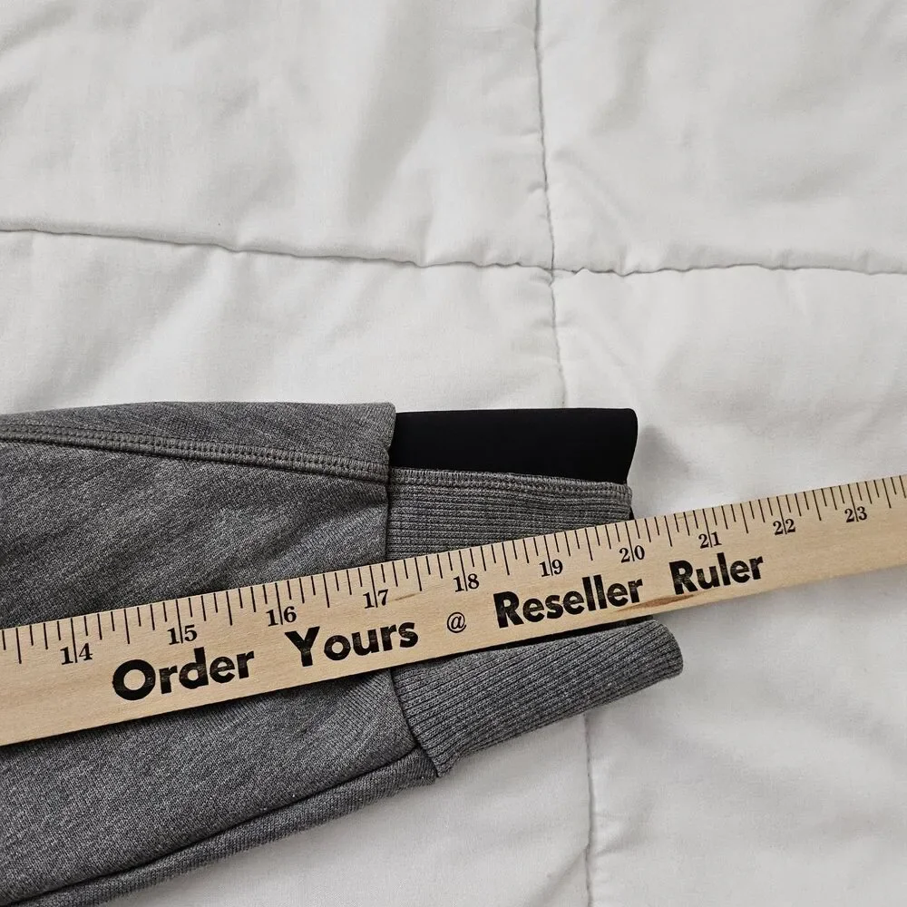 Athleta Sweater Womens Medium Gray Recover Hoodie Pullover Drawstring 599655 - Picture 10 of 10